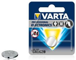 CR1620 baterijos Varta lithium 6620 pakuotėje po 1 vnt.