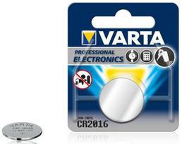 CR2016 baterijos "Varta lithium 6016" pakuotėje po 1 vnt.