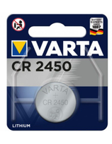 CR2450 baterijos Varta lithium 6450 pakuotėje po 1 vnt.