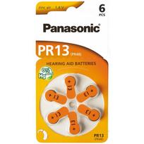 13 dydis, klausos aparato baterija, Panasonic Zn-Air PR48 pakuotėje po 6 vnt.