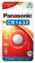 CR1632 baterijos Panasonic ličio pakuotėje po 1 vnt.