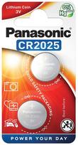 CR2025 baterijos Panasonic ličio pakuotėje po 2 vnt.