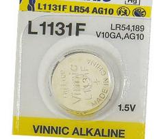 G10 akumuliatorius Vinnic Alkaline LR1130/189 be pakuotės 1gb.