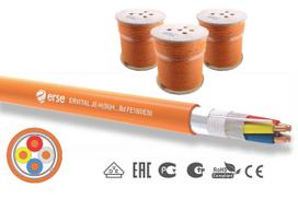 Ugniai atsparus kabelis, 1x2x0,8, JE-H(st)-H, FE180/E30, su ekranu, 500 m, ERVITAL