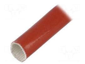 Insulating tube | Mat: glass fibre coated  with silicone rubber