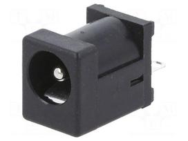 Socket | DC supply | male | 5,5/2,1mm | 5.5mm | 2.1mm | THT | 1A | -25÷85°C