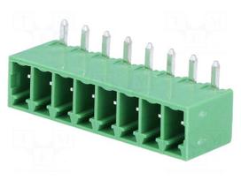 Pluggable terminal block | 3.5mm | ways: 8 | angled 90° | socket | male