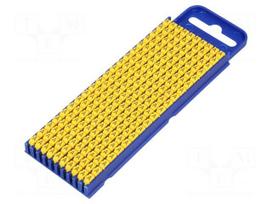Markers for cables and wires | Label symbol: A | 2.8÷3.8mm | yellow