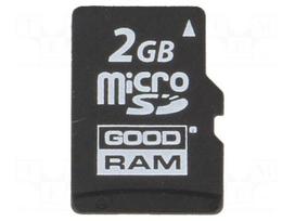 Memory card | industrial | SD Micro,SLC | 2GB | 0÷70°C