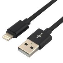 USB žaibo kištukas / USB A kištukas 1.2m everActive CBB-1.2IB greitas 2.4A juodas