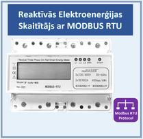 Reaktyviosios/aktyviosios energijos ir galios trifazis elektros skaitiklis, 100A, Modbus RTU RS485,