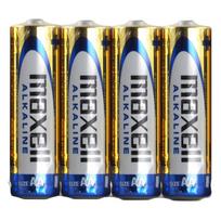 LR6/AA baterijos 1,5V Maxell Alkaline MN1500/E91 pakuotėje po 4 vnt. dėklas