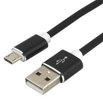 USB Micro B Wire / USB A 1.0m everActive CBS-1.5MB 2.4A juoda pakuotė 1gb.