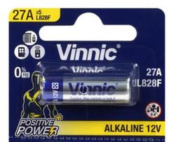 27A akumuliatorius Vinnic Alkaline L828 / MN27 pakuotėje po 1 vnt.