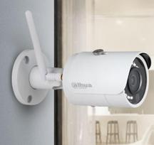 DAHUA 4MP IP IR Bullet videonovērošanas kamera WiFi DH-IPC-HFW1435SP-W-0280B