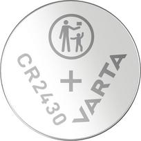 CR2430 Varta akumuliatorius ličio 3V planšetinis kompiuteris Ø24x3mm 280mAh be pakuotės