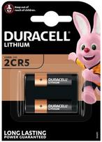 2CR5 baterijos 6V Duracell ličio 2CR5 pakuotėje po 1 vnt.
