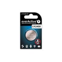 CR2450 baterijos 3V evarActive ličio CR2450 pakuotėje po 1 vnt.