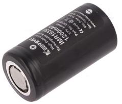 Baterija: ličio jonų; 18350; 3,7 V; 1200 mAh; "18,3x35 mm; 10A