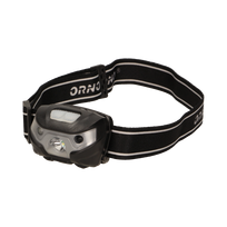 3W 120lm LED priekinis žibintas, su jutikliu ir USB įkrovikliu