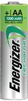 AA baterijos Energizer 1.2V Recharge serija Ni-MH HR6 1300 mAh be pakuotės 1gb.