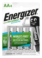 R6/AA baterijos 1.2V Energizer Recharge Extreme Ni-MH HR6 2300 mAh 1gb.