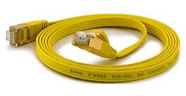 Patch cord : Patch Tinklo Kabelis : Patch cable : 2m | CAT5E | UTP | 200 cm | Plakans |Geltona