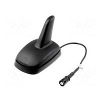 Antena | RYKLYS | AM, FM | RAKU II | juoda | AM stiprinimas: 2dB | FM stiprinimas: 5dB