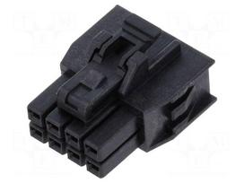 Connector: wire-board | plug | female | PIN: 8 | Nano-Fit | UL94V-0 | 2x4