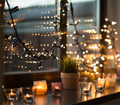 10 m LED švieselių girlianda | Šilta balta | NORDIC HOME | 80 LED | Lauko ir vidaus naudojimui |IP44