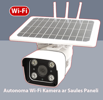 Solar Powered Wi-FI Camera (5W Solar Panel) 2.0 Megapixel, Bulit in 128GB