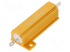 Resistor: wire-wound | 4.7Ω | with heatsink | 50W | ±5% | 50ppm/°C