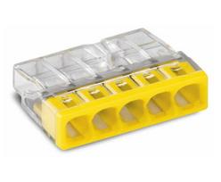 Pajungimo gnybtas 5x0,5-2,5 24A/400V Wago 2273-205 1vnt.