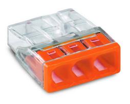Pajungimo gnybtas 3x0,5-2,5 24A/400V Wago 2273-203 100 vnt.