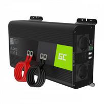 Grynas sinusoidas | Inverteris | Automobilio įtampos keitiklis | nuo 12V iki 230V | 1000W/2000W