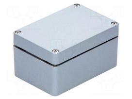 Enclosure: multipurpose | X: 75mm | Y: 110mm | Z: 55mm | polyester | grey