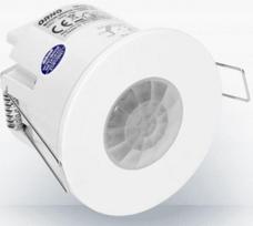 Infraraudonųjų spindulių žemo profilio judesio jutiklis IP65 360° D6m baltas