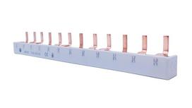 S-3L-210/10 C busbar 10mm2, 3 phases, pin type, 210 mm, 12 modules