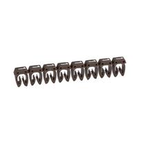 Marker CAB 3 - for wiring 1.5 to 2.5 mm - number 1 - brown