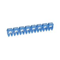 Marker CAB 3 - for wiring 1.5 to 2.5 mm - number 6 - blue
