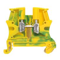 Terminal block Viking 3 -screw -for conductor -1 connection -metal base -pitch 5