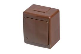 BETA two gand switch surface brown IP44