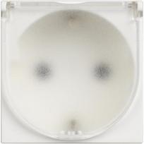 German standard socket 2P+E 16A 250 Vac with IP20 flap