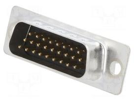 Connector: D-Sub | PIN: 26 | plug | male | straight | soldering | black