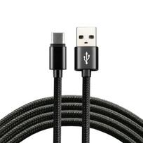 USB-C 3.0 kištukas / USB A kištukas 1.2m everActive CBB-1.2CB 3.0A juodas 1GB pakuotėje.