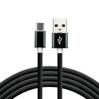 USB-C 3.0 kištukas / USB A kištukas 1.0m everActive CBS-1CB 3.0A juoda pakuotė 1gb.
