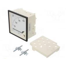Voltmetras | analoginis | skydelyje | VAC:0÷400V | Klasė: 1,5 | Tikras RMS