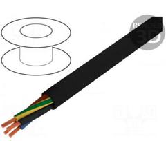 Viela | HELUPOWER® 1000 | apvalus | įstrigo | Cu | 4G6mm2 | PVC | juodas