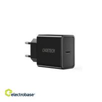 Įkroviklis CHOETECH USB Type-C + Type C laidas, 18W, PD
