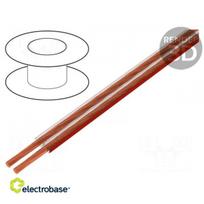 Laidas: garsiakalbio kabelis | 2x1,5mm2 | įstrigo | Cu | skaidrus | PVC
